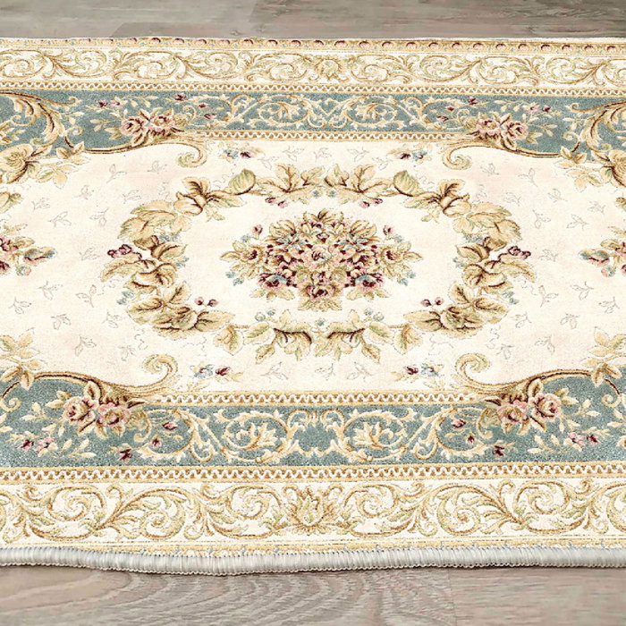 Conceptum Els1832 Alfombra de Recibidor Turquesa 80 x 300 cm